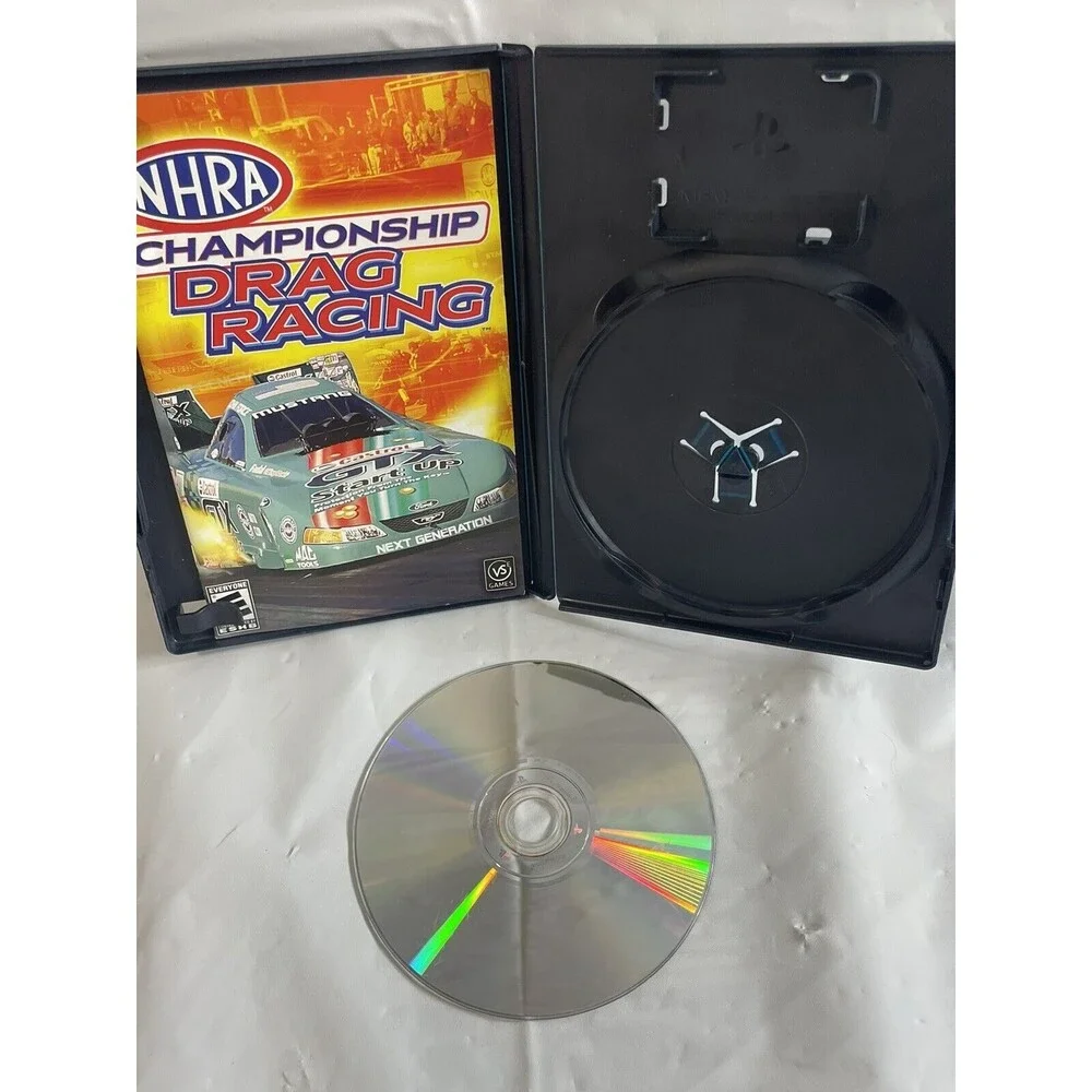 Nhra Championship Drag Racing Game (PlayStation 2, PS2) Tested Working